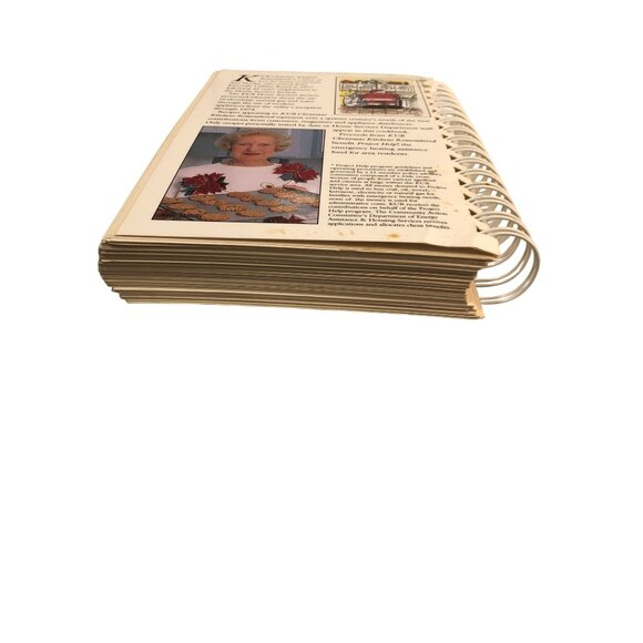 KUBs Christmas Kitchens Remembered Cookbook  Spiral-Bound  Holiday Recipes Tips - Picture 3 of 12